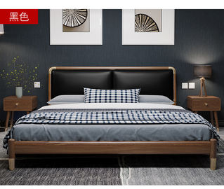 現代灰のホテル/アパートのための木製のプラットフォーム ベッドの家具の方法設計