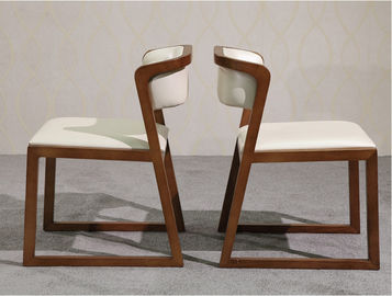 革座席および背部が付いている椅子を食事する多目的の使用現代木