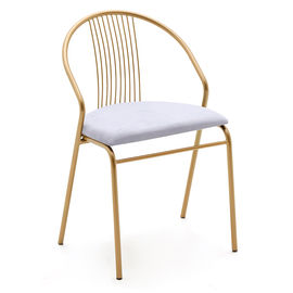 Ecoのレストラン/ホテル/家のための友好的な金属フレームの革食事の椅子