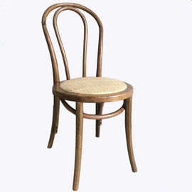 高い背部レストランの純木の椅子は/木の食事の椅子を装飾しました