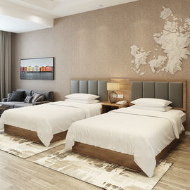ホテルの木の寝室の家具/アパートの寝室セットのモダンなデザインは置きます