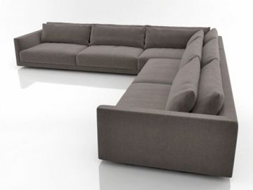 高度のカスタマイズされたL字型簡単で大きく、小型のイタリアのソファー
