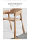 現代純木のレストランの椅子/快適なレストランの木製の椅子