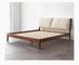 寝室の多サイズのためのモダンなデザインの純木の家具のプラットフォーム ベッド