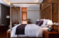 カスタマイズされた現代ホテルの寝室の家具/寝室続きの純木材料