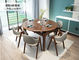家の家具の純木のテーブル/拡張できる円形のダイニング テーブル現代様式