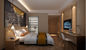 専門の現代ホテルの寝室セット、商業寝室の家具