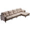 流行の世紀半ばの現代部門別のソファーのソファによってカスタマイズされるサイズ