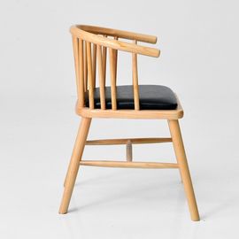 カスタマイズされる食堂/居間のための革および純木の椅子