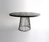 ステンレス鋼の基盤が付いている円形の顧客用家具の大理石のコーヒー テーブル